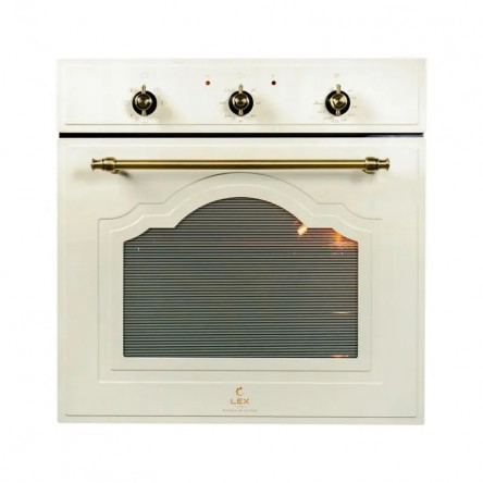 LEX EDM 6075 C IV Light Белый антик - Встраиваемый духовой шкаф