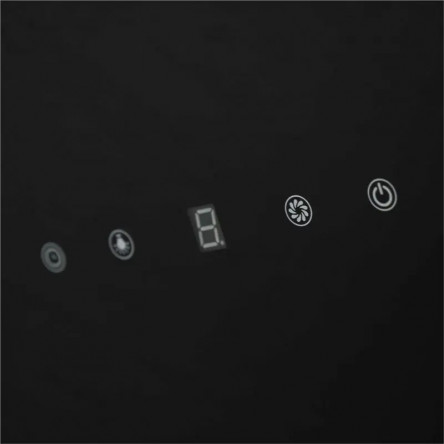 LEX Plaza 600 Black - Наклонная кухонная вытяжка