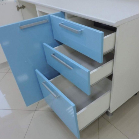 Кухня Бьянка 1.5м голубая