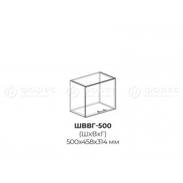 Шкаф верхний высокий горизонтальный ШВВГ 500 Лион