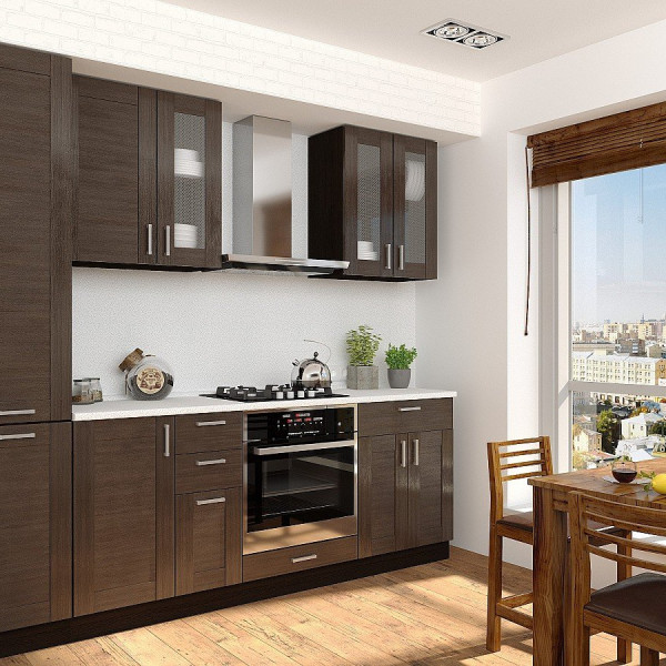 Кухонный гарнитур Лофт-02 Wenge Veralinga