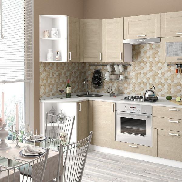Кухонный гарнитур Лофт-03 Cappuccino Veralinga