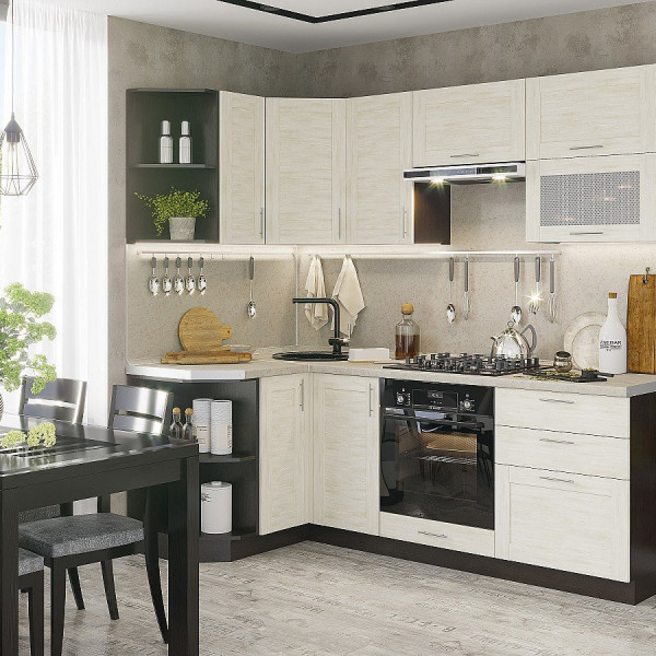 Кухонный гарнитур Лофт-03 Nordic Oak