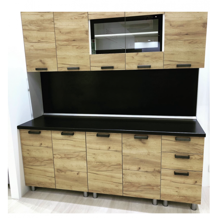Кухня Крафт 2,0м Мебелони