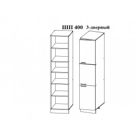 Пенал напольный 400х2132х570мм ШП 400 Нови 3-дверный с полками