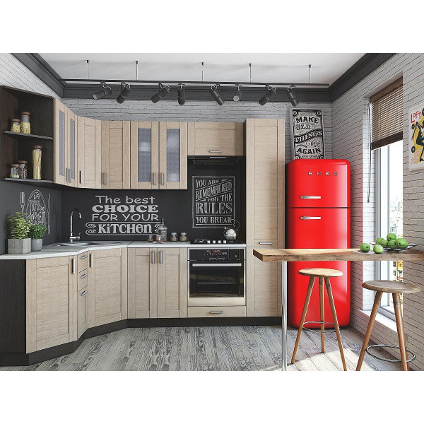 Кухонный гарнитур Лофт-04 Cappuccino Veralinga