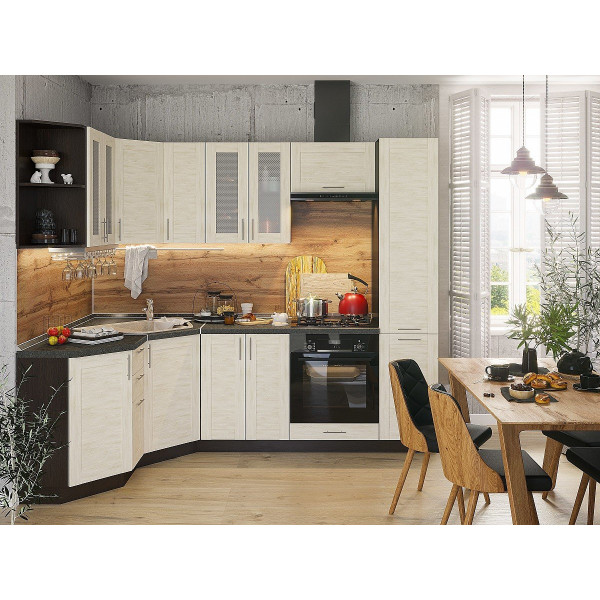 Кухонный гарнитур Лофт-04 Nordic Oak