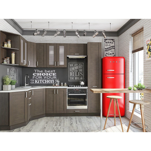 Кухонный гарнитур Лофт-04 Wenge Veralinga