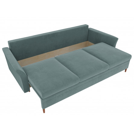 Диван прямой София - бирюзовый