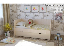 Односпальная детская кровать Мальвина 1,8 м