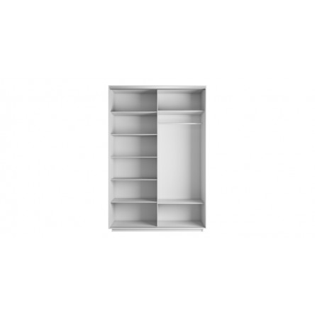 Двухдверный шкаф-купе Экспресс Экспенс 120 Белый снег, 120х60х240