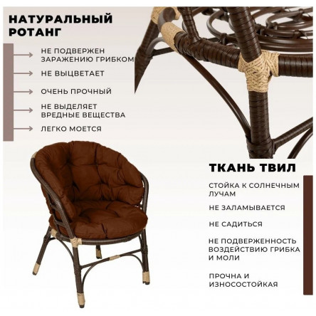 Комплект из искусственного ротанга "Багама"