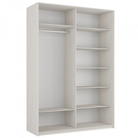 Шкаф-купе Прайм ДСП/Стекло черное, 160х57х230 PDSC_160_SAS