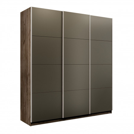 Шкаф Прайм трио Стекло хаки, 210х57х230, PSSSx_210_KT