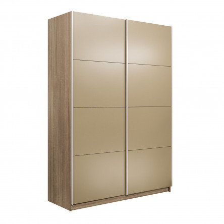 Шкаф-купе Прайм дуо Стекло фисташка, 140х57х230, PSSf_140_S
