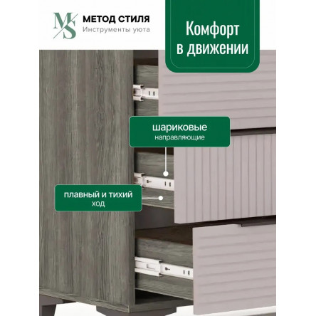 Комплект мебели для спальни Форес 160х200 см Табак/Пыльная роза