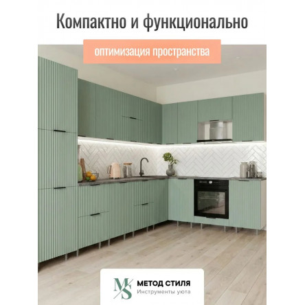 Модульная кухня Турия угловая 3,4х2,2 эвкалипт
