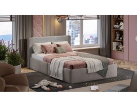 Кровать Тейлор Микровелюр Linea Grande 25/Connect 25 (мокко) 1200х1900 мм