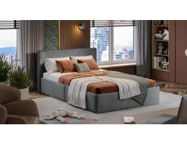 Кровать Тейлор Микровелюр Linea Grande 83/Connect 83 (серый) 1200х1900 мм