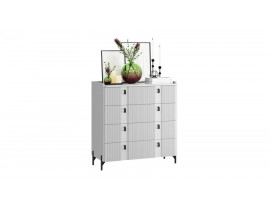 Комод Шанель - 418.001.000 Шиншилла Серая, Серый матовый