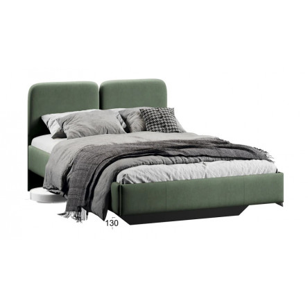 Кровать Флори Тип 1 (1200) Велюр Ultra Olive