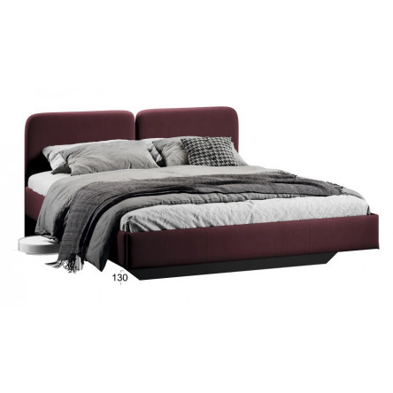 Кровать Флори Тип 1 (1600) Велюр Ultra Berry