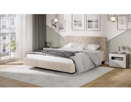 Кровать Синди Тип 3 Велюр ultra ivory