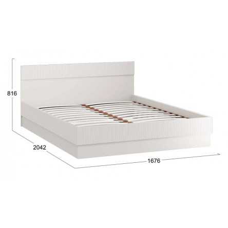 Кровать без ПМ Айрис Тип 1 (без подъемного механизма) Кашемир, Кашемир сатин
