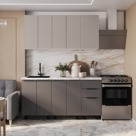 Кухня София 1,6 м муссон софт MF14/айриш MF03