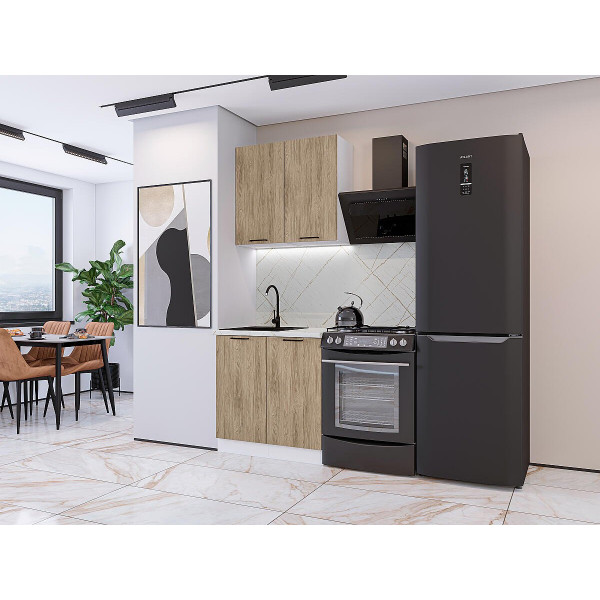 Модульная кухня Флэт-03 Natural Casella Oak 2S