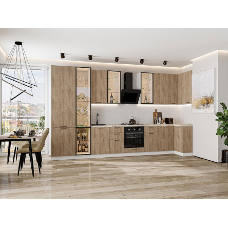 Модульная кухня Флэт-05 Natural Casella Oak 2S
