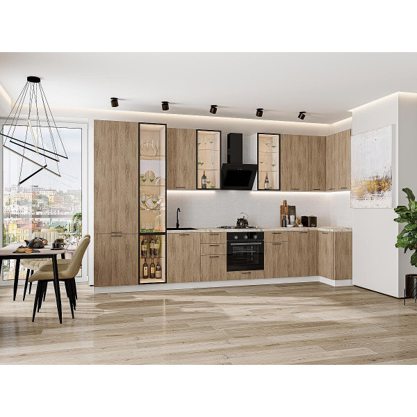 Модульная кухня Флэт-05 Natural Casella Oak 2S
