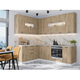 Модульная кухня Флэт-02 Natural Casella Oak 2S