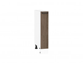 Шкаф нижний бутылочница Флэт Brown Casella Oak 2S / Белый 816*150*478 мм