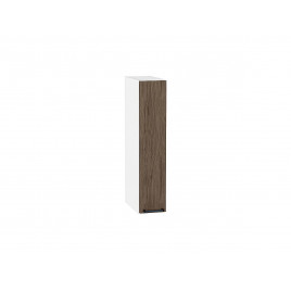 Шкаф верхний бутылочница Флэт Brown Casella Oak 2S / Белый 716*150*318 мм