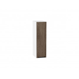 Шкаф верхний бутылочница Флэт Brown Casella Oak 2S / Белый 716*200*318 мм