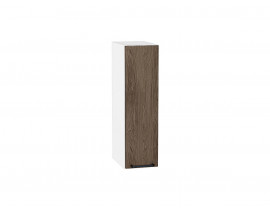 Шкаф верхний бутылочница Флэт Brown Casella Oak 2S / Белый 716*200*318 мм