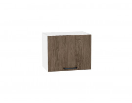 Шкаф верхний горизонтальный Флэт Brown Casella Oak 2S / Белый 358*450*318 мм