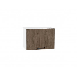 Шкаф верхний горизонтальный Флэт Brown Casella Oak 2S / Белый 358*500*318 мм