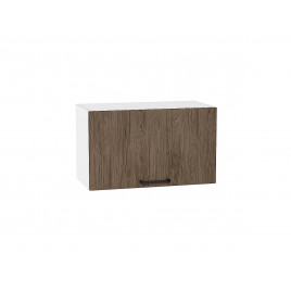 Шкаф верхний горизонтальный Флэт Brown Casella Oak 2S / Белый 358*600*318 мм