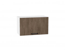 Шкаф верхний горизонтальный Флэт Brown Casella Oak 2S / Белый 358*600*318 мм