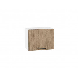 Шкаф верхний горизонтальный Флэт Natural Casella Oak 2S / Белый 358*450*318 мм
