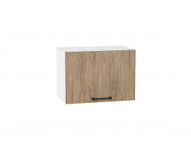 Шкаф верхний горизонтальный Флэт Natural Casella Oak 2S / Белый 358*500*318 мм