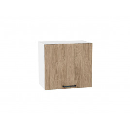 Шкаф верхний горизонтальный Флэт Natural Casella Oak 2S / Белый 458*500*318 мм