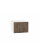 Шкаф верхний горизонтальный глубокий Флэт Brown Casella Oak 2S / Белый 358*500*574 мм