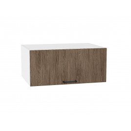 Шкаф верхний горизонтальный глубокий Флэт Brown Casella Oak 2S / Белый 358*800*574 мм
