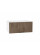 Шкаф верхний горизонтальный глубокий Флэт Brown Casella Oak 2S / Белый 358*800*574 мм