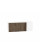 Шкаф верхний прямой угловой горизонтальный Флэт Brown Casella Oak 2S / Белый 358*1000*350 мм