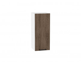 Шкаф верхний с 1-ой дверцей Флэт Brown Casella Oak 2S / Белый 716*300*318 мм