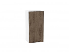 Шкаф верхний с 1-ой дверцей Флэт Brown Casella Oak 2S / Белый 716*350*318 мм